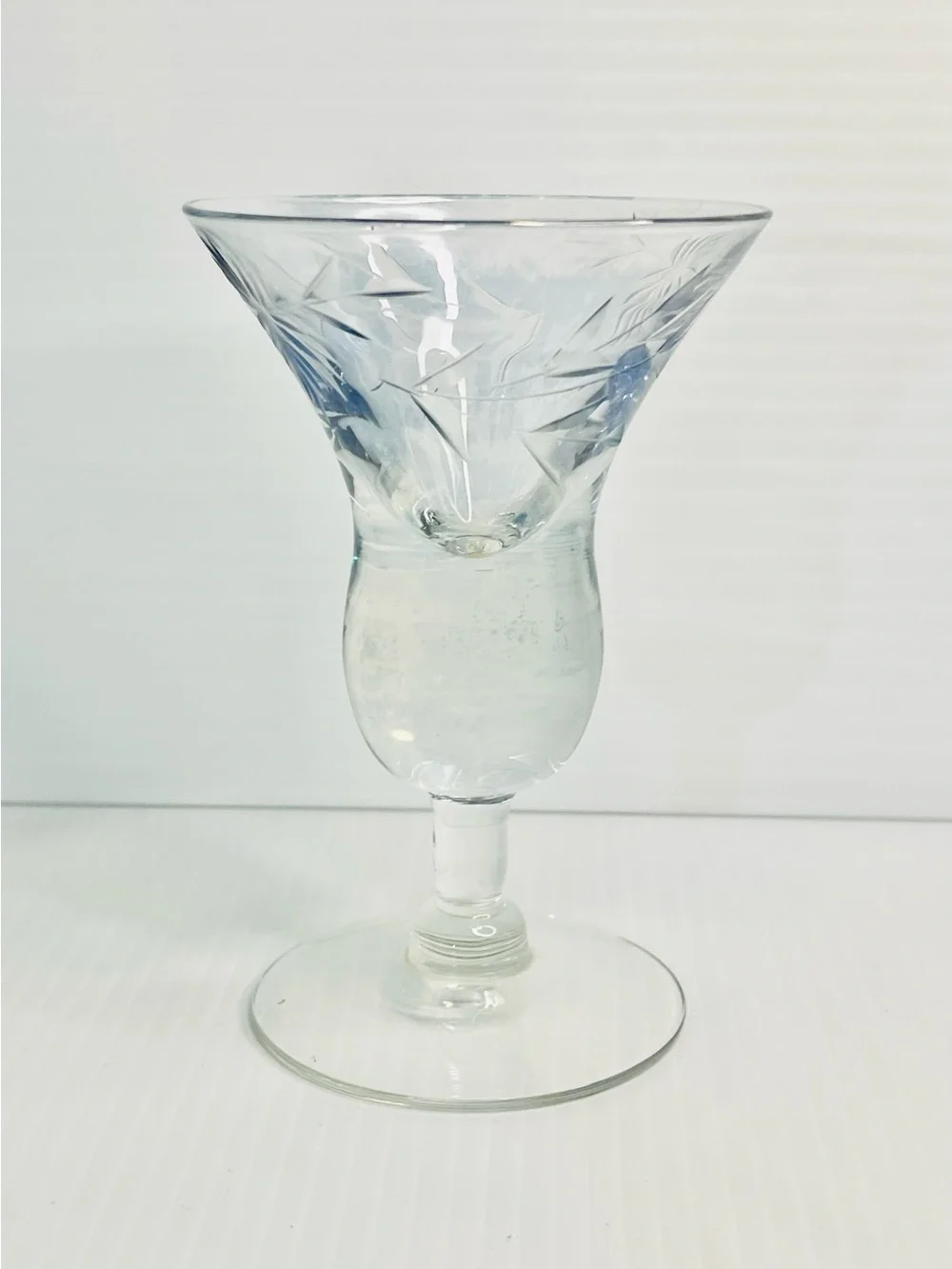 Vintage Stuart Crystal footed Glass
